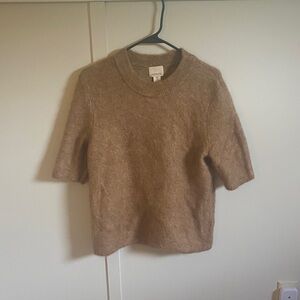 H&M Tan Mohair Wool Blend Sweater